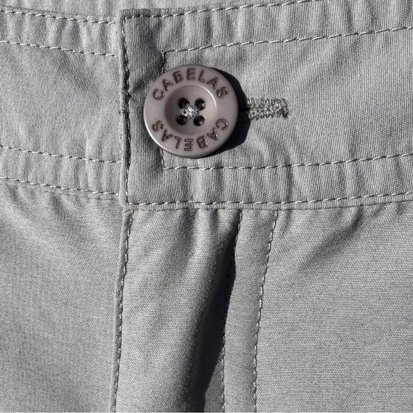 Cabela's  PERFORMANCE Light Gray pants WOMENS,SIZE18,NO FLY ZONE,INSECT DEFENSE - Picture 7 of 11